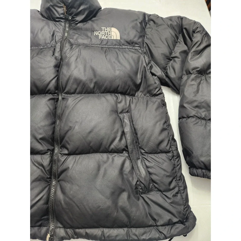 Vintage The North Face Nuptse 700 Down Jacket Mens Medium Black Puffer F05 A187‎